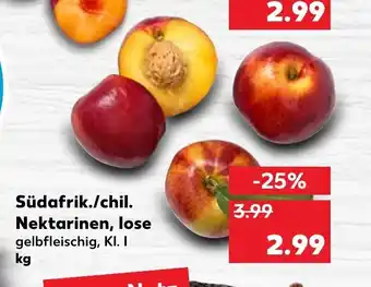 Kaufland Südafrik./chil. Nektarinen, lose Angebot