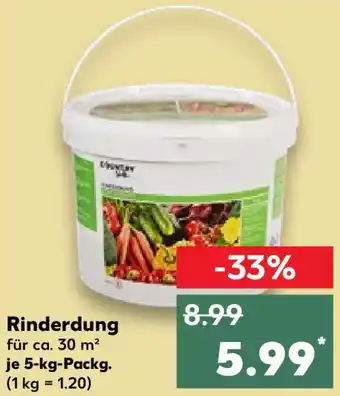 Kaufland Country Side Rinderdung 5 kg Packg. Angebot