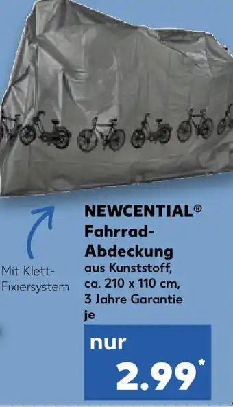 Kaufland Newcential Fahrrad Abdeckung Angebot