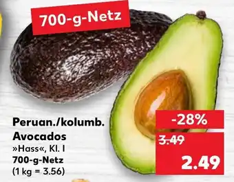 Kaufland Peruan./kolumb. Avocados 700g Angebot