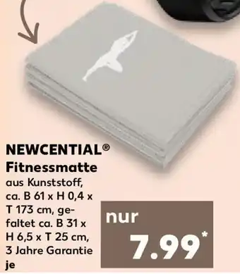 Kaufland Newcential Fitnessmatte Angebot