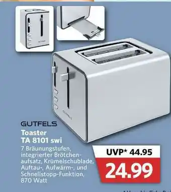 Combi Gutfels Toaster Ta 8101 Swi Angebot