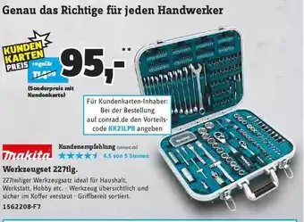 Conrad Makita Werkzeugset 227tlg Angebot