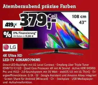 Conrad Lg 4k Ultra Hd Led-tv 43nano796ne Angebot