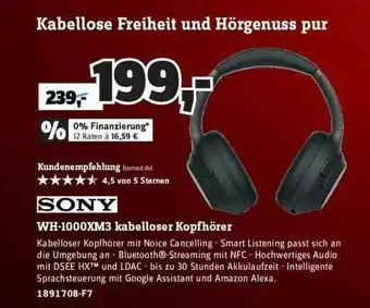 Conrad Sony Wh-1000xm3 Kabelloser Kopfhörer Angebot