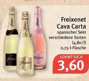 Feneberg Freixenet Cava Carta Angebot