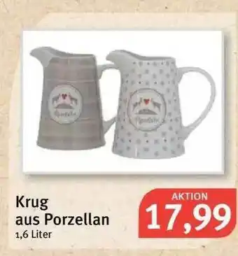 Feneberg Krug Aus Porzellan Angebot