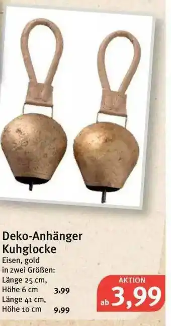 Feneberg Deko-anhänger Kuhglocke Angebot