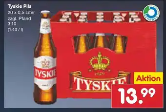 Netto Marken-Discount Tyskie Bier 20*500ml Angebot