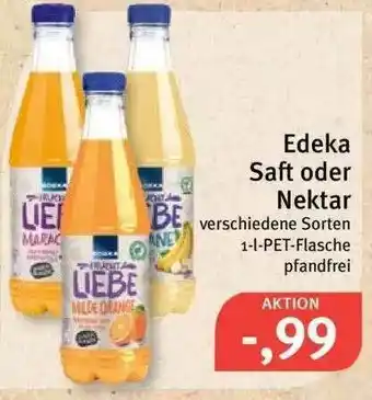 Feneberg Edeka Saft Oder Necktar Angebot