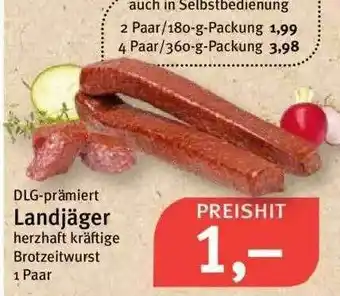 Feneberg Dlg-prämiert Landjäger Angebot