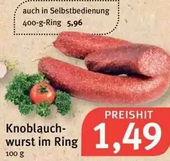 Feneberg Knoblauch-wurst Im Ring Angebot