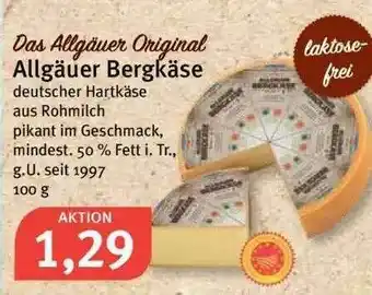 Feneberg Das Allgäuer Original Allgäuer Bergkäse Angebot