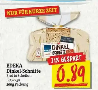 NP Discount Edeka Dinkel-schnitte Angebot