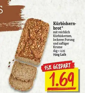 NP Discount Kürbiskern Brot Angebot