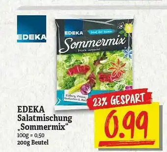 NP Discount Edeka Salatmischung „sommermix” Angebot