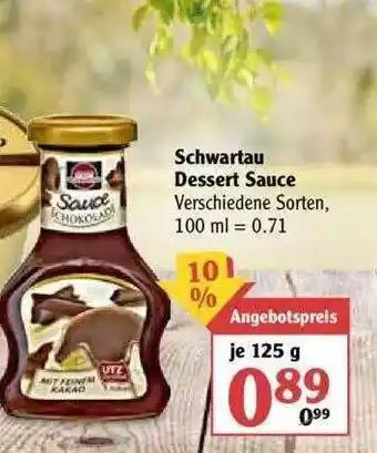 Globus Schwartau Dessert Sauce Angebot