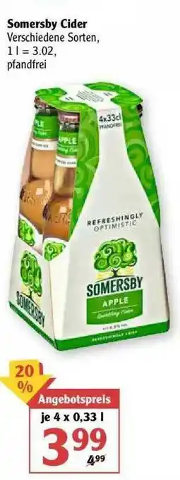 Globus Somersby Cider Angebot