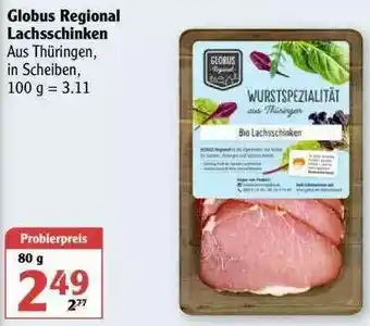 Globus Globus Regional Lachsschinken Angebot