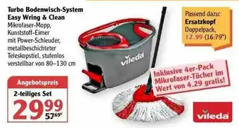 Globus Turbo Bodenwisch-system Easy Wring & Clean Vileda Angebot