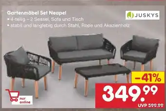 Netto Marken-Discount Juskus Gartenmobel Set Neapel Angebot