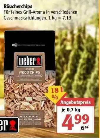 Globus Weber Räucherchips Angebot