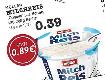 Edeka Zurheide Müller milchreis Angebot