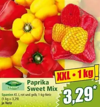 Norma Ernte Krone Fresh Paprika Sweet Mix 1 kg Netz Angebot