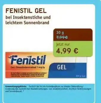 Globus Fenistil Gel Angebot