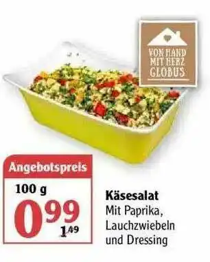 Globus Käsesalat Angebot