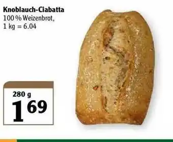 Globus Knoblauch Ciabatta Angebot