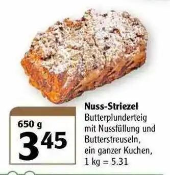 Globus Nuss-striezel Angebot