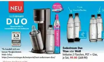 Globus Sodastream Duo Titan Oder Weiß Angebot