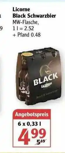 Globus Licorne Black Schwarzbier Angebot