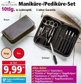 Norma Top Selection Maniküre/Pediküre Set 10tlg. Angebot