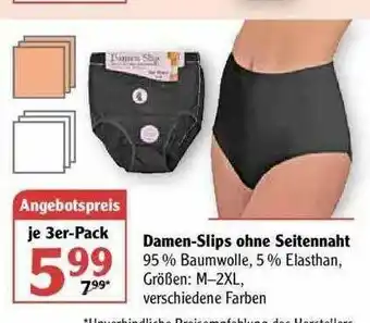 Globus Damen-slips Ohne Seitennaht Angebot