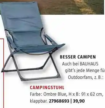 Bauhaus Campingstuhl Angebot