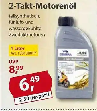 Sonderpreis Baumarkt 2-takt-motorenöl Angebot