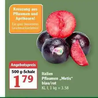 Globus Pflaumen „metis” Blau Oder Rot Angebot