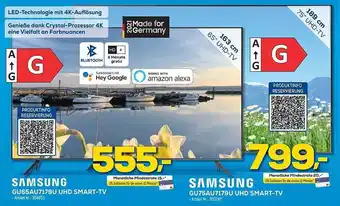 Euronics Berlet Samsung gu65au7179u uhd smart-tv Angebot