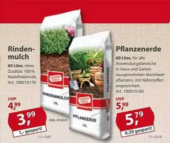 Sonderpreis Baumarkt Rindenmulch oder pflanzenerde Angebot