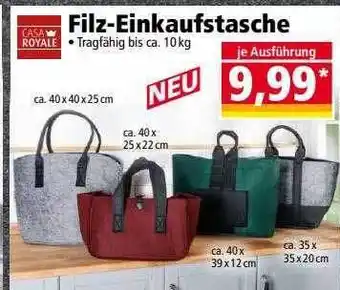 Norma Casa royale filz-einkaufstasche Angebot