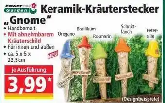 Norma Powertec garden keramik-kräuterstecker „gnome“ Angebot