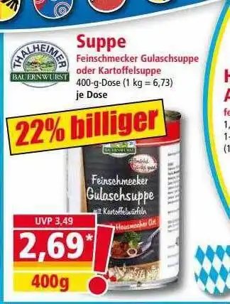 Norma Thalheimer suppe Angebot