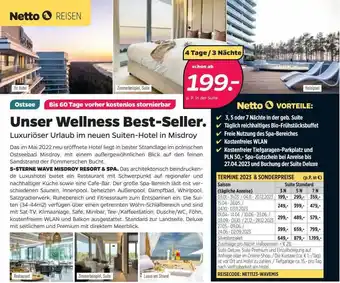 NETTO Ostsee luxiriöser urlaub im neuen suiten-hotel in misdroy Angebot