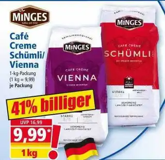Norma Minges café creme schümli oder vienna Angebot