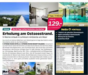 NETTO Ostsee 5-sterne urlaub in schönem ambiente am meer Angebot