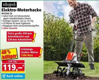 Norma Scheppach elektro-motorhacke Angebot