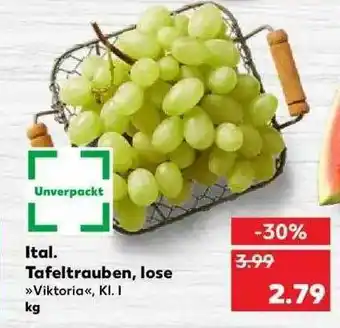 Kaufland Ital. Tafeltrauben Lose »viktoria« Angebot