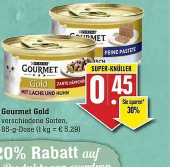 Scheck-in-Center Gourmet gold Angebot